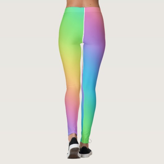 Helle Rainbow-Leggings Leggings (Rückseite)