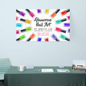 Helle Rainbow Nail Polnisch Art Tech Salon Custom Banner (Messeveranstaltung)