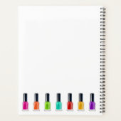 Helle Rainbow Nail Polnisch Art Tech Salon Custom Planer (Rückseite)