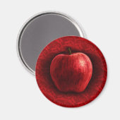 Helle Red Apple Magnet (Vorderseite/Rückseite)
