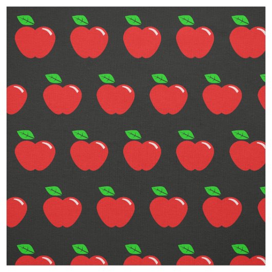 Helle Red Apple Polka Dots Stoff (Muster)