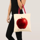 Helle Red Apple Tragetasche (Vorderseite (Produkt))