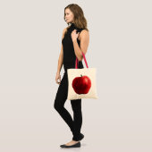 Helle Red Apple Tragetasche (Vorderseite (Model))