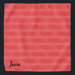 Helle Red Kariert Lines Individuelle Name Dog Band Halstuch<br><div class="desc">Helle Red Kariert Lines Individuelle Name Dog Bandana</div>