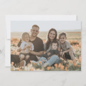 Helle Red Merry Weihnachten Retro Stars Flat Foto (Rückseite)