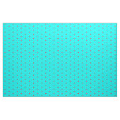 Helle Red Polka Hörer auf Türkis Blue Stoff (Fat Quarter (45,7 x 55,9 cm))