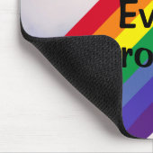 Helle Regenbogen in Sky Inspirational Niedlich Mousepad (Ecke)