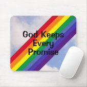 Helle Regenbogen in Sky Inspirational Niedlich Mousepad (Mit Mouse)