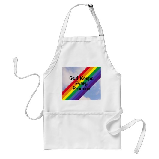 Helle Regenbogen in Sky Inspirational Niedlich Schürze (Vorne)
