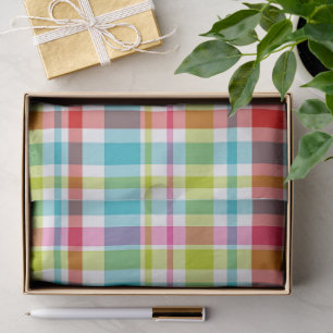 Helle Regenbogen-Karottee-Muster Seidenpapier