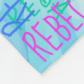 Helle Regenbogen Mädchen Niedlicher Personalisiert Fleecedecke (Ecke)