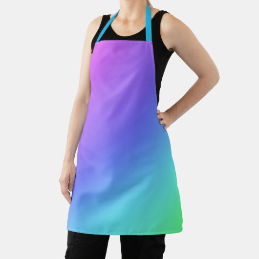 Helle Regenbogenfarben Gradiente Schürze (InSitu)