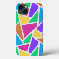 Helle Regenbogenfarben Mosaik Case-Mate iPhone Geh