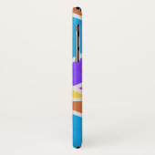 Helle Regenbogenfarben Mosaik Case-Mate iPhone Hülle (Hinten/Links)