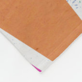 Helle Regenbogenfarben Mosaik Fleecedecke (Ecke)