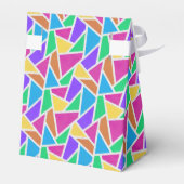 Helle Regenbogenfarben Mosaik Geschenkschachtel (Rückseite)