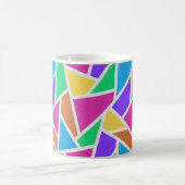 Helle Regenbogenfarben Mosaik Kaffeetasse (Mittel)