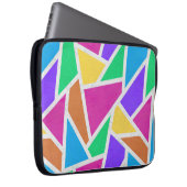 Helle Regenbogenfarben Mosaik Laptopschutzhülle (Vorne Rechts)