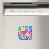 Helle Regenbogenfarben Mosaik Magnet (In Situ (Geschirrspüler))