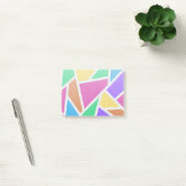 Helle Regenbogenfarben Mosaik Post-it Klebezettel (Büro)