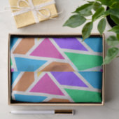 Helle Regenbogenfarben Mosaik Seidenpapier (Geschenk)