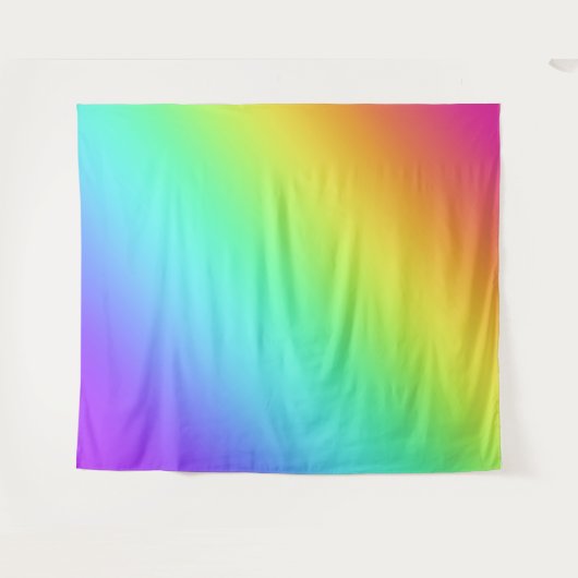 Helle Regenbogenfarben Tapestry Wandteppich (Vorderseite (Horizontal))