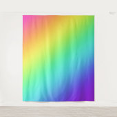 Helle Regenbogenfarben Tapestry Wandteppich (Vorderseite)