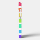Helle Regenbogenstreifen Case-Mate iPhone Gehäuse Case-Mate iPhone Hülle (Rückseite / Links)