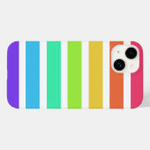 Helle Regenbogenstreifen Case-Mate iPhone Gehäuse Hülle (Rückseite (Horizontal))