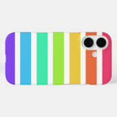 Helle Regenbogenstreifen Case-Mate iPhone Gehäuse Hülle (Rückseite (Horizontal))