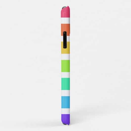 Helle Regenbogenstreifen Case-Mate iPhone Hülle (Hinten/Rechts)