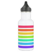 Helle Regenbogenstreifen Edelstahlflasche (Rechts)