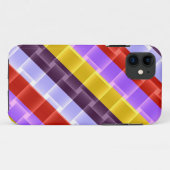 Helle Regenbogenstreifen, modern gestaltet Case-Mate iPhone Hülle (Rückseite (Horizontal))