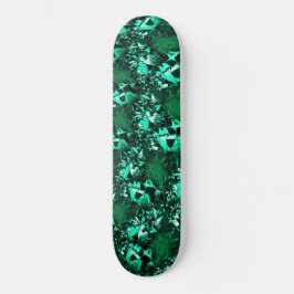 Helle, reliefartige Grüntöne Skateboard