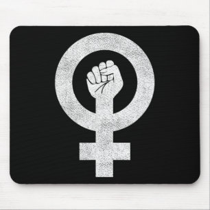 Helle Residenz Fist Feminist - Gleichstellung der  Mousepad