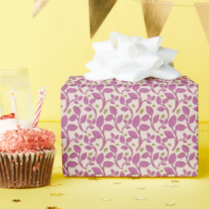 Helle Retro-Blumen-Nahtloses Muster  Einwickelpapi Geschenkpapier