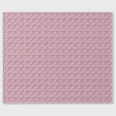 Helle Retro-Blumen-Nahtloses Muster Einwickelpapi Geschenkpapier (Flach)