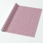 Helle Retro-Blumen-Nahtloses Muster Einwickelpapi Geschenkpapier (Ungerollt)