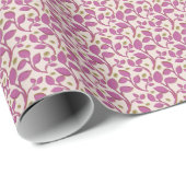 Helle Retro-Blumen-Nahtloses Muster Einwickelpapi Geschenkpapier (Rolleneckpunkt)