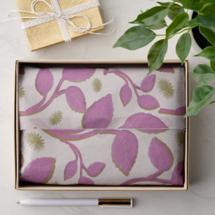 Helle Retro-Blumen-Nahtloses Muster Geschenkpapie Seidenpapier