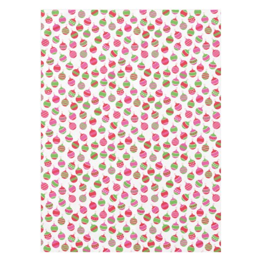 Helle Retro Flitter-Verzierungs-gemusterte Tischdecke (Vorderseite)