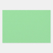 Helle Retro Weihnachtsschmuck & Karos Muster Geschenkpapier Set (Vorderseite 3)