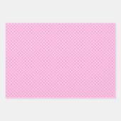 Helle Retro Weihnachtsschmuck & Karos Muster Geschenkpapier Set (Vorderseite 2)