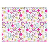 Helle Retro Weihnachtsverzierungen Tischdecke (Vorderseite (Horizontal))