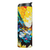 Helle Rooster Thermosbecher (Nach links gedreht)