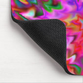 Helle rosa abstrakte Mausunterlage Mousepad (Ecke)