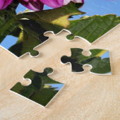 Helle rosa Blume Puzzle (Seite)