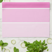 Helle rosa Farben-Proben Handtuch (Gefaltet)