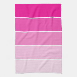 Helle rosa Farben-Proben Handtuch