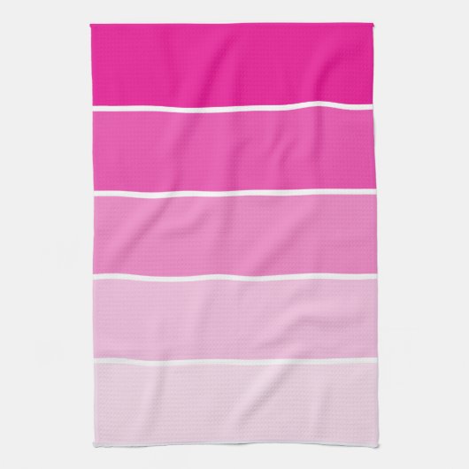 Helle rosa Farben-Proben Handtuch (Vertikal)